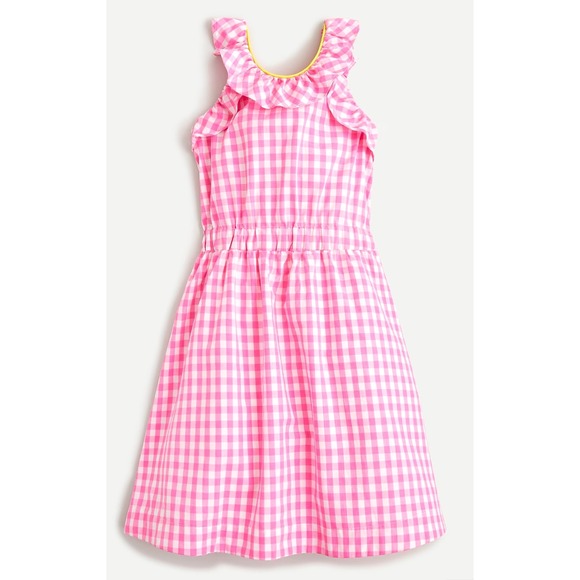 Crewcuts Other - crewcuts Pink Gingham Garden Party Easter Dress